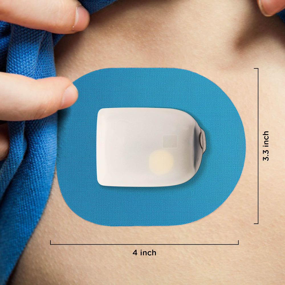 SIMPATCH detalle del adhesivo lateral que muestra resistencia al agua