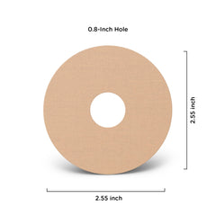 SIMPATCH parche aplicado en brazo durante actividad, sujeción segura