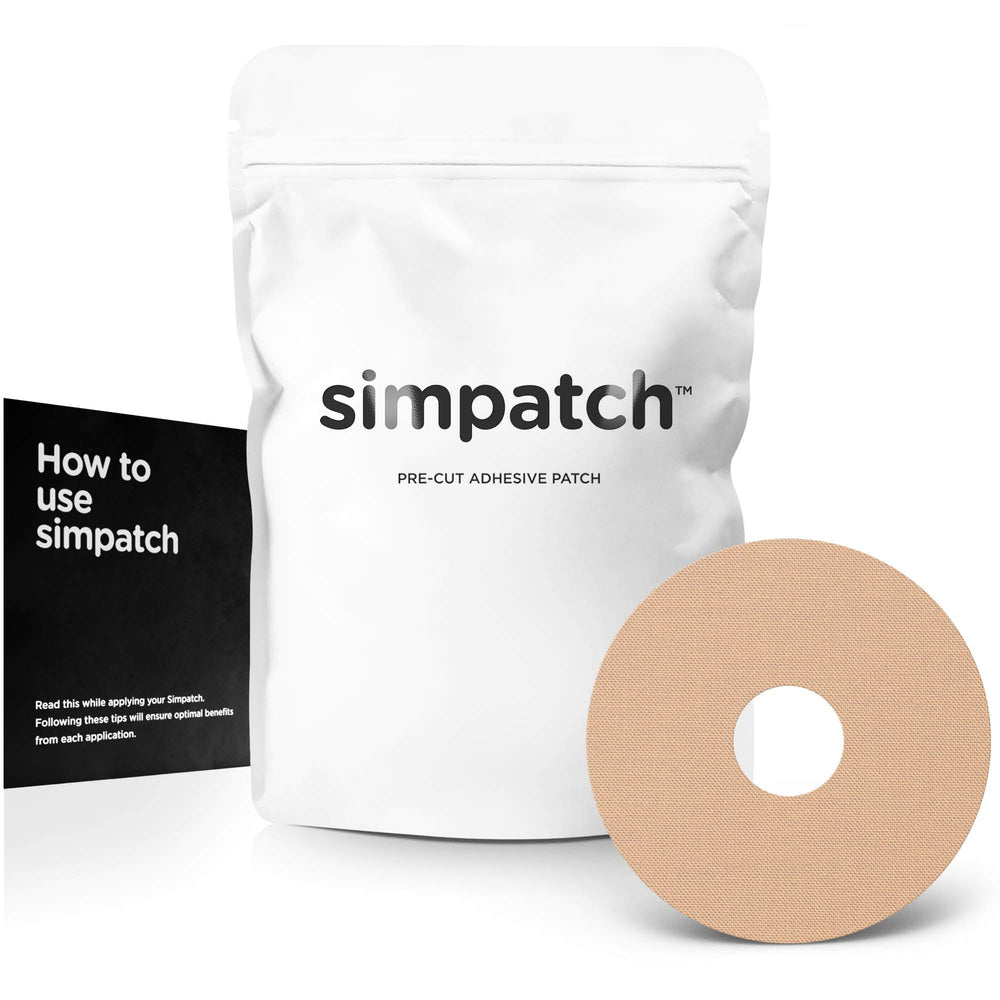 SIMPATCH empaque frontal mostrando paquete de 30, protección fiable