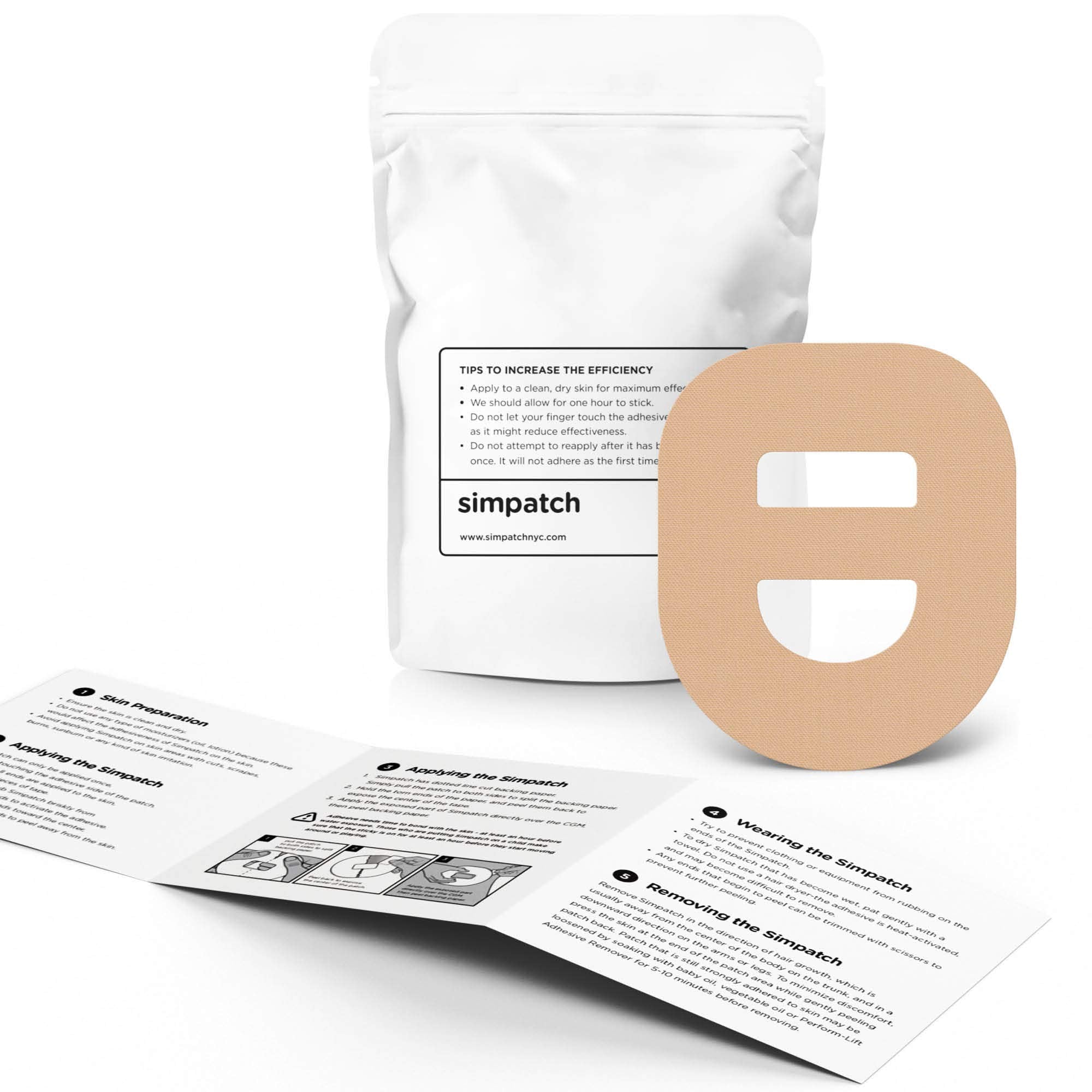 SIMPATCH detalle textura del material transpirable para mayor confort
