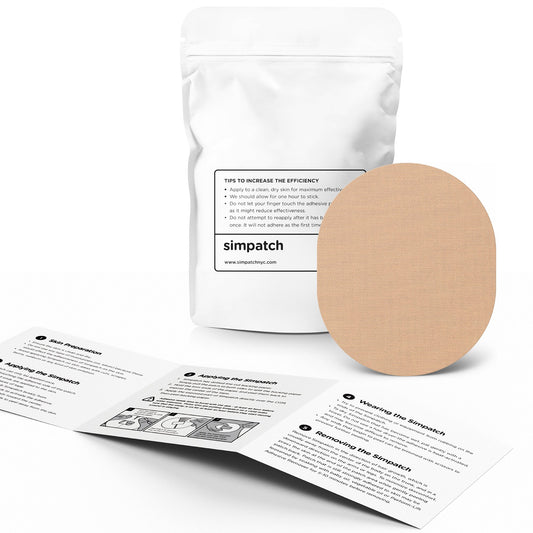 SIMPATCH textura del parche detalle de tela transpirable y fijación duradera