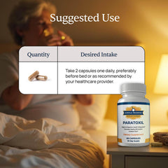 Simple Promise Paratoxil comparación de tamaño para entender la dosis