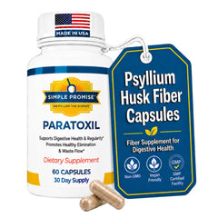 Simple Promise Paratoxil frontal del envase mostrando marca y beneficio