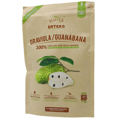 Simple y Entero batido con polvo de graviola sabor tropical y energía