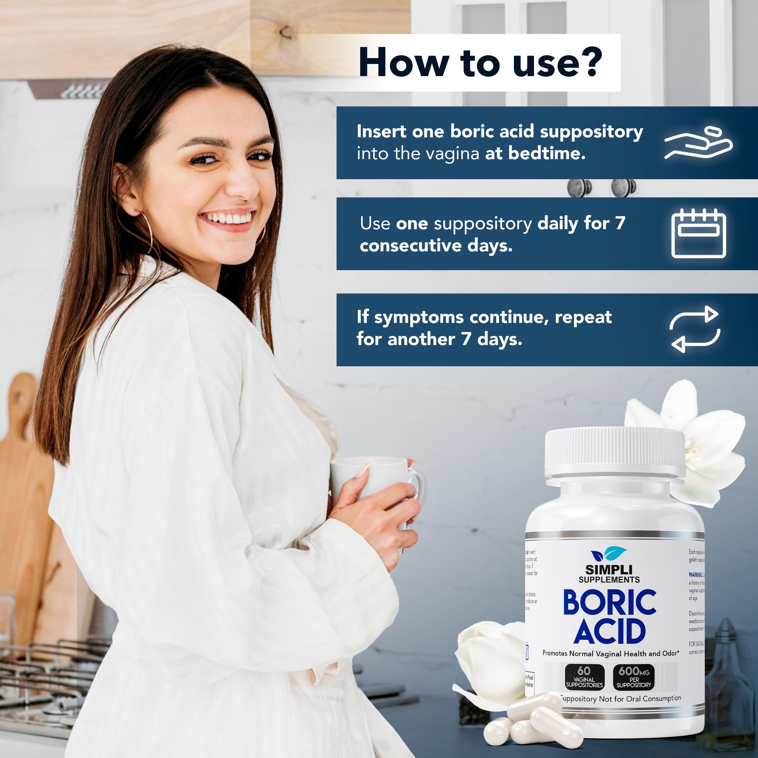 Simpli Supplements etiqueta con información de 600 mg y claridad en ingredientes