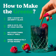Simply Nature's Pledge textura del polvo verde y aspecto fino nutritivo