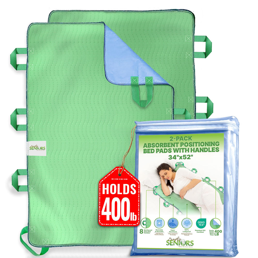 Simply Seniors vista frontal del pack de 2 con protección resistente