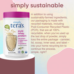 simply tera's escena de desayuno con avena y batido, añade proteína a recetas