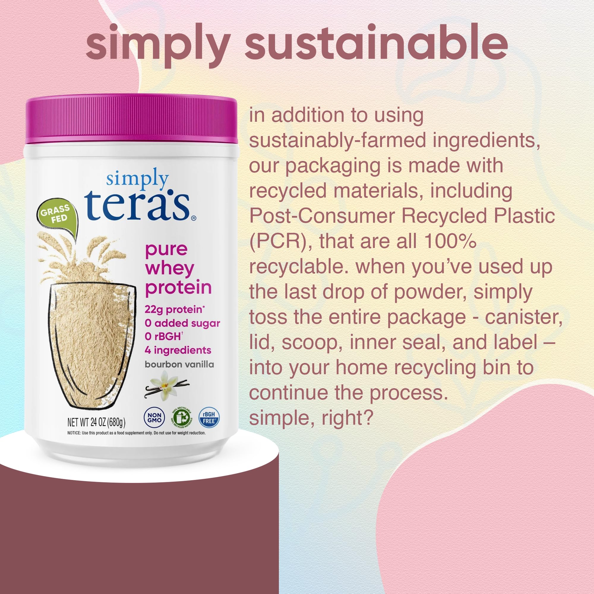 simply tera's desayuno con avena y proteína para energía