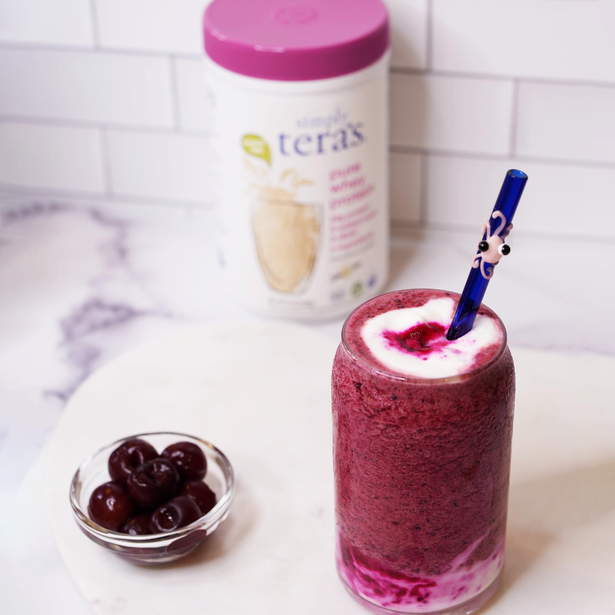 simply tera's etiqueta nutricional mostrando perfil de aminoácidos