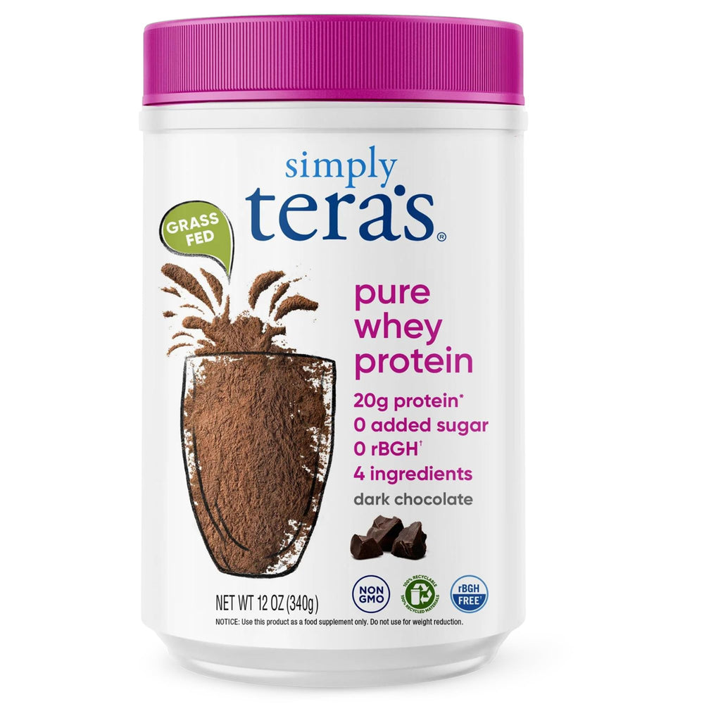 simply tera's frente del envase mostrando sabor y beneficios