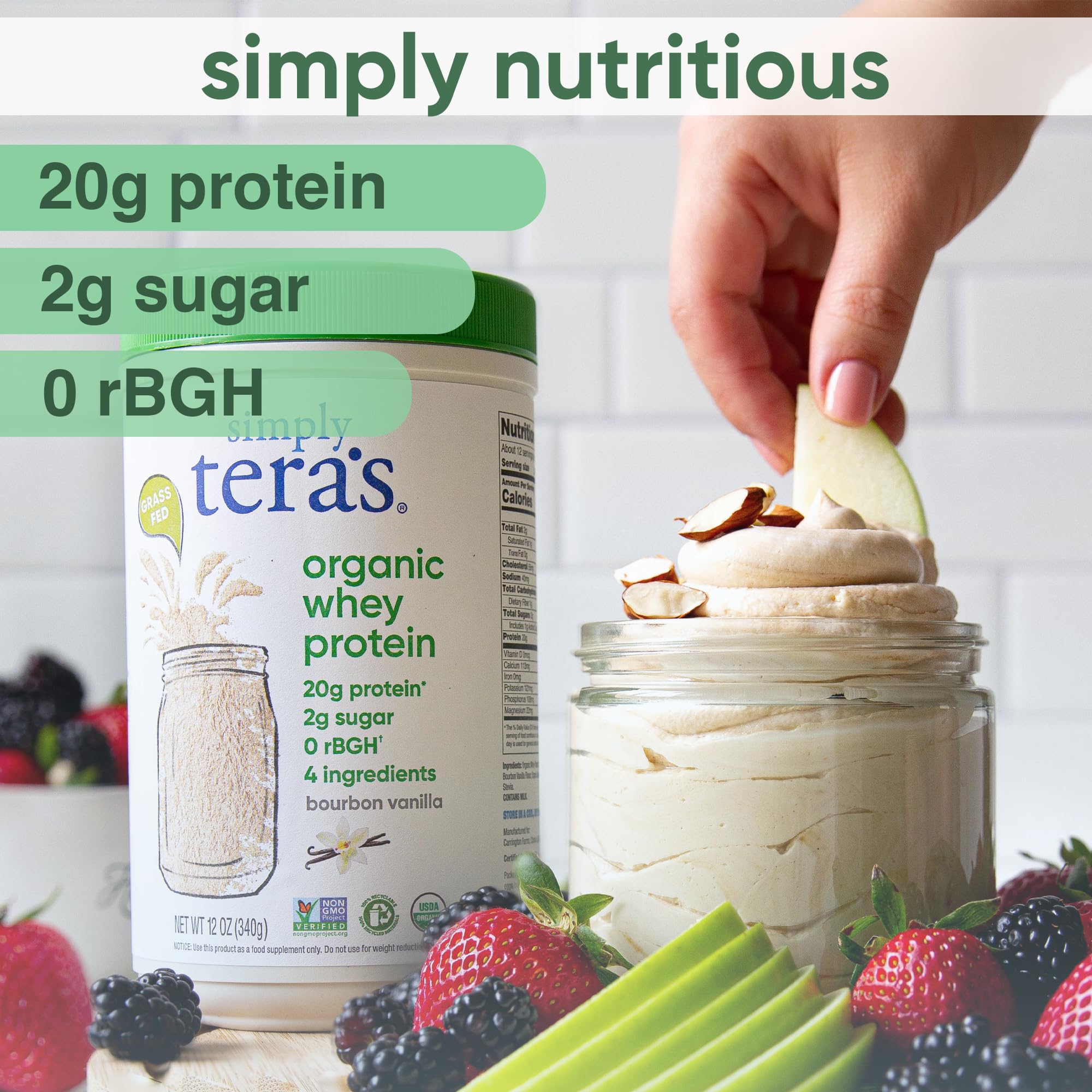simply tera's proteína mezclada en batido listo para beber, energía rápida