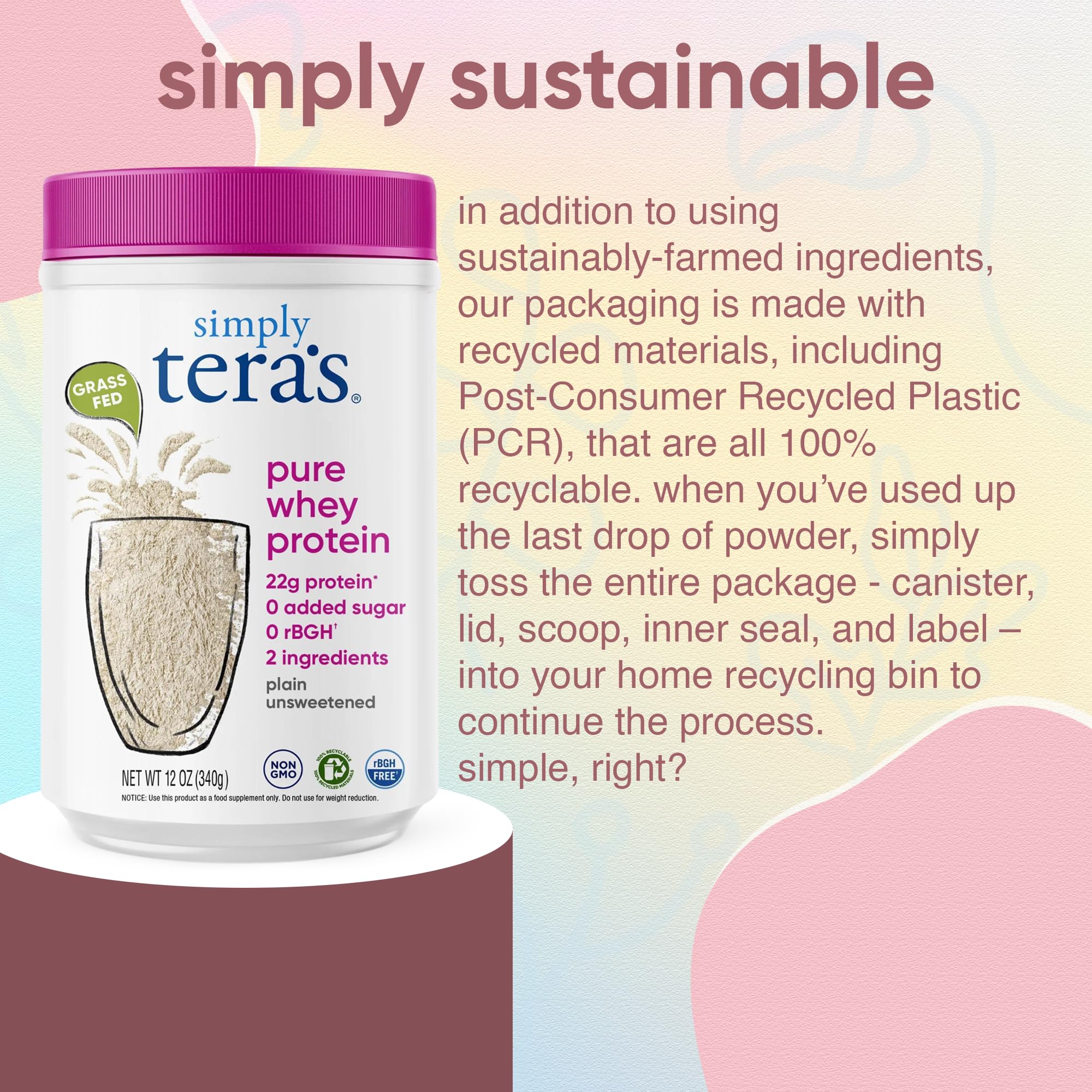 simply tera's uso en cocina con pancakes altos en proteína y aspecto apetitoso