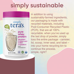 simply tera's uso en cocina con pancakes altos en proteína y aspecto apetitoso