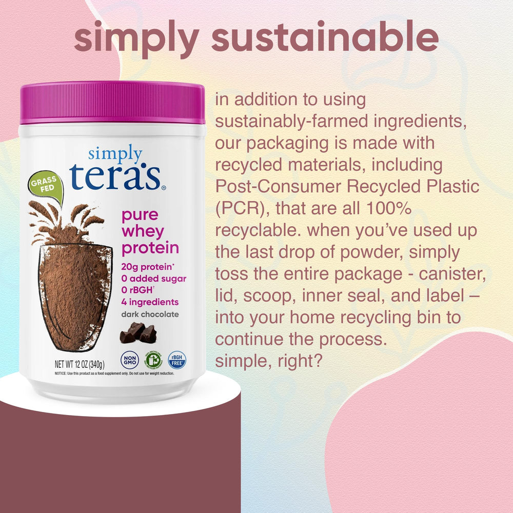 simply tera's proteína añadida a pancakes para más nutrición