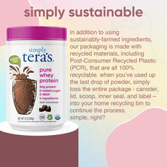 simply tera's proteína añadida a pancakes para más nutrición