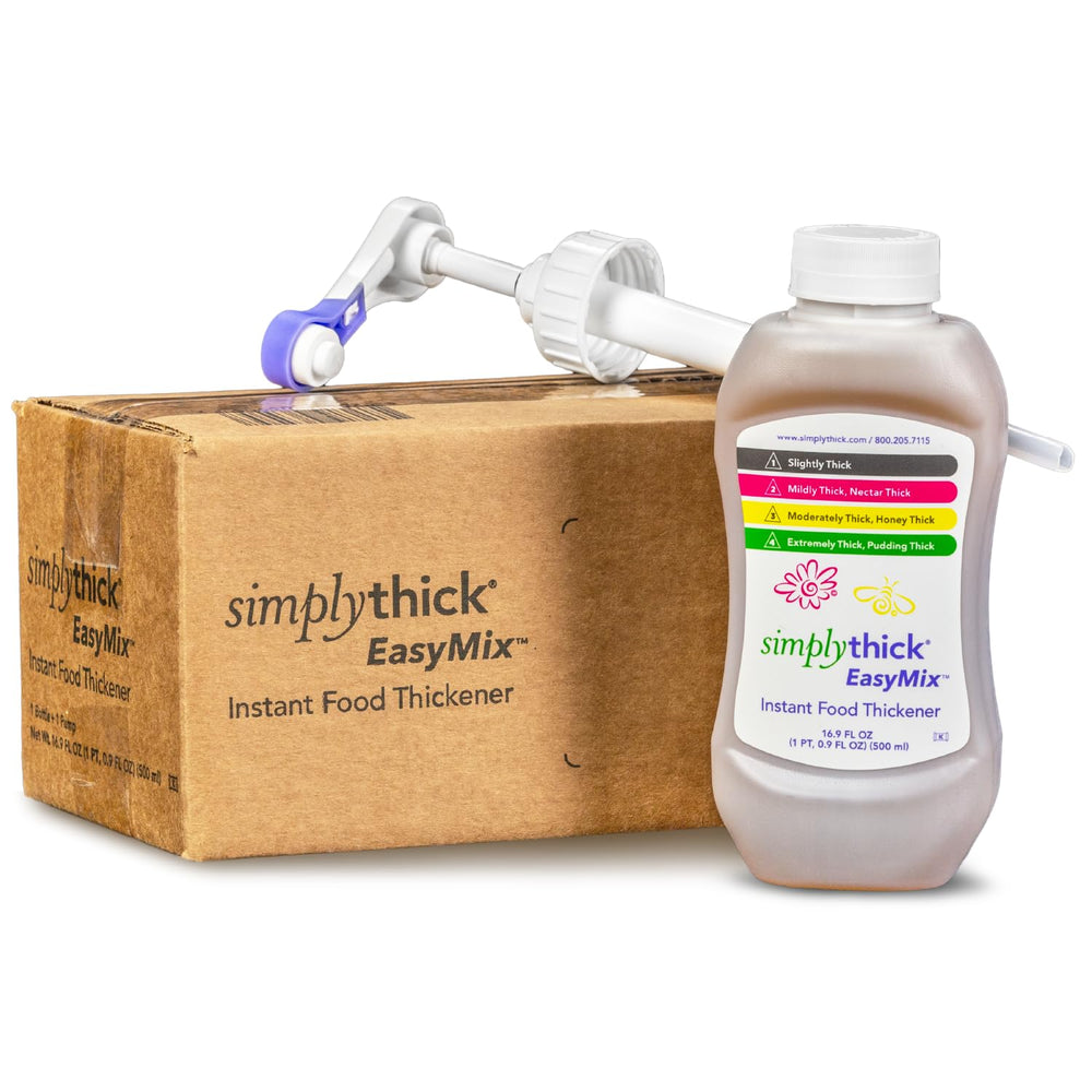 SimplyThick detalle de la bomba dispensadora para dosificación precisa