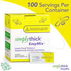 Simply Thick sobre junto a una regla para comparar tamaño portátil