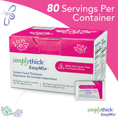 SimplyThick EasyMix detalle de etiqueta con información IDDSI para beneficio de seguridad