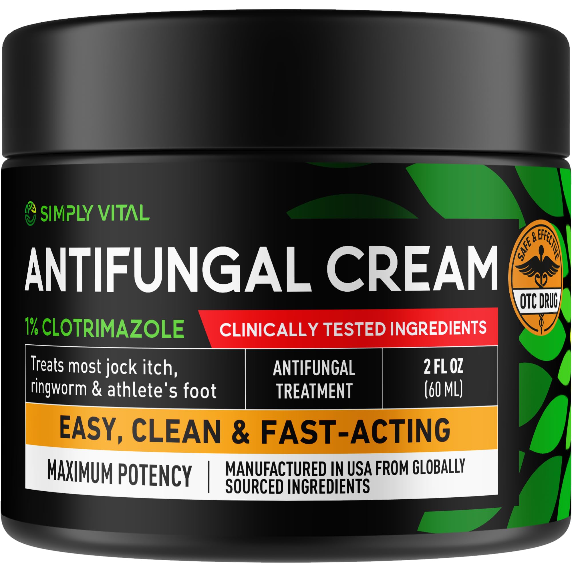 SimplyVital frente del envase mostrando el nombre y el tamaño de 2 oz