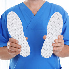 Sintege plantillas dentro de zapatillas demostrando confort al caminar