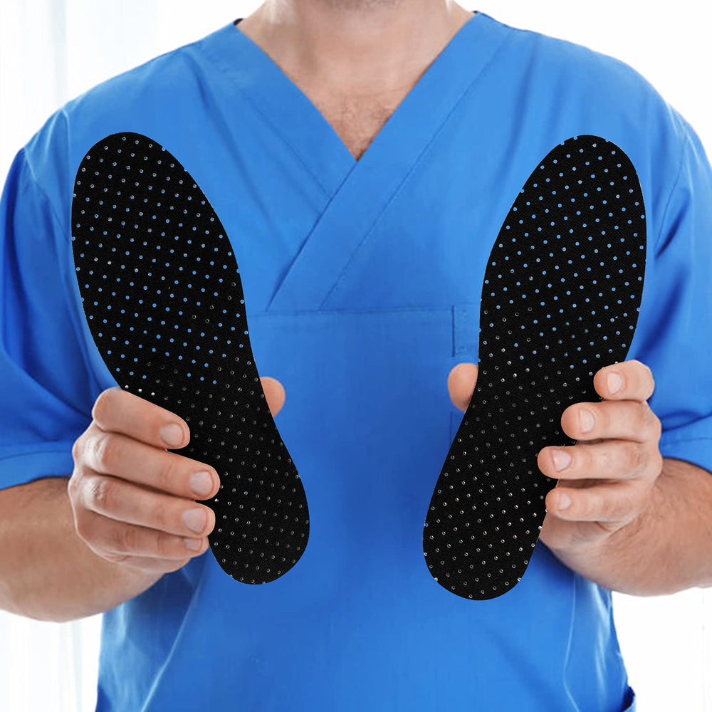 Sintege plantilla colocada dentro de zapato demostrando uso diario