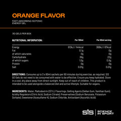Science in Sport primer plano de la lista de ingredientes y beneficios, transparencia nutricional
