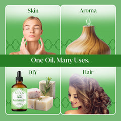 SIVA ORGANICS mezcla con aceite portador lista para masajes seguros