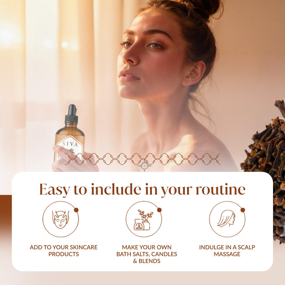 SIVA ORGANICS botella en mano mostrando tamaño real práctico
