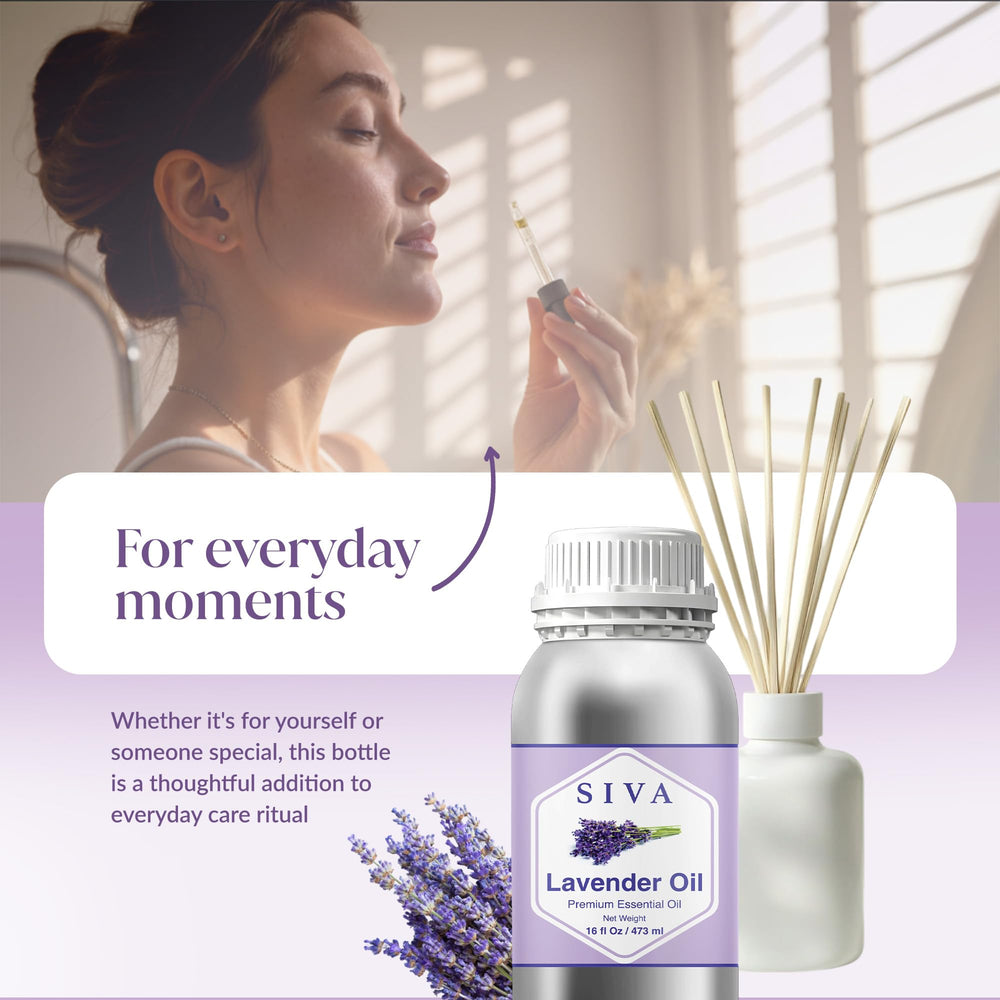 SIVA ORGANICS frasco en mano para mostrar escala y volumen