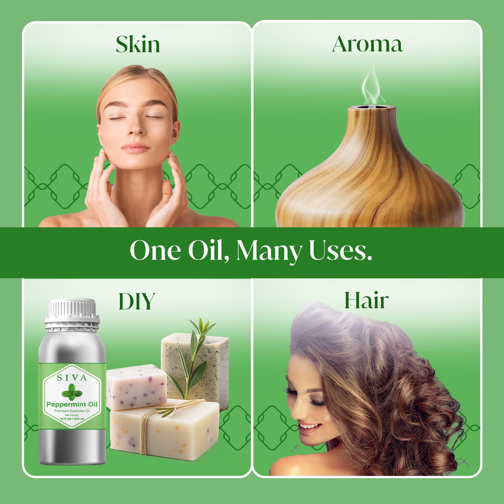 SIVA ORGANICS etiqueta legible con ingredientes para uso seguro