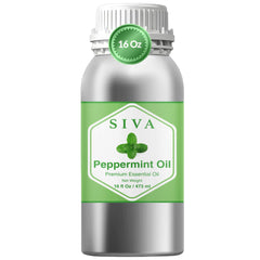 SIVA ORGANICS frasco frontal de 473 ml con aroma mentolado y ahorro