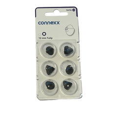 Sivantos Connexx eartip tulip frontal mostrando forma y ajuste seguro