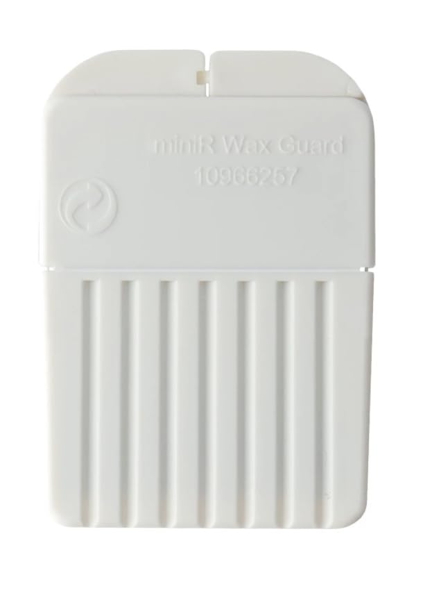 Sivantos Connexx miniReceiver vista frontal, protección contra cera y claridad de sonido