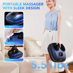 SKG YS100 vista lateral resaltando nodos de amasamiento shiatsu