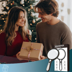 SKGXMAGN contenido de la caja con funda y paño, listo para regalo y almacenamiento