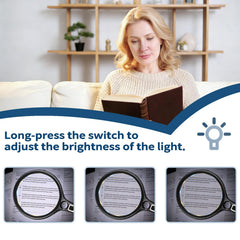 SKGXMAGN LEDs encendidos con varios tonos, mejora contraste y visibilidad en tareas