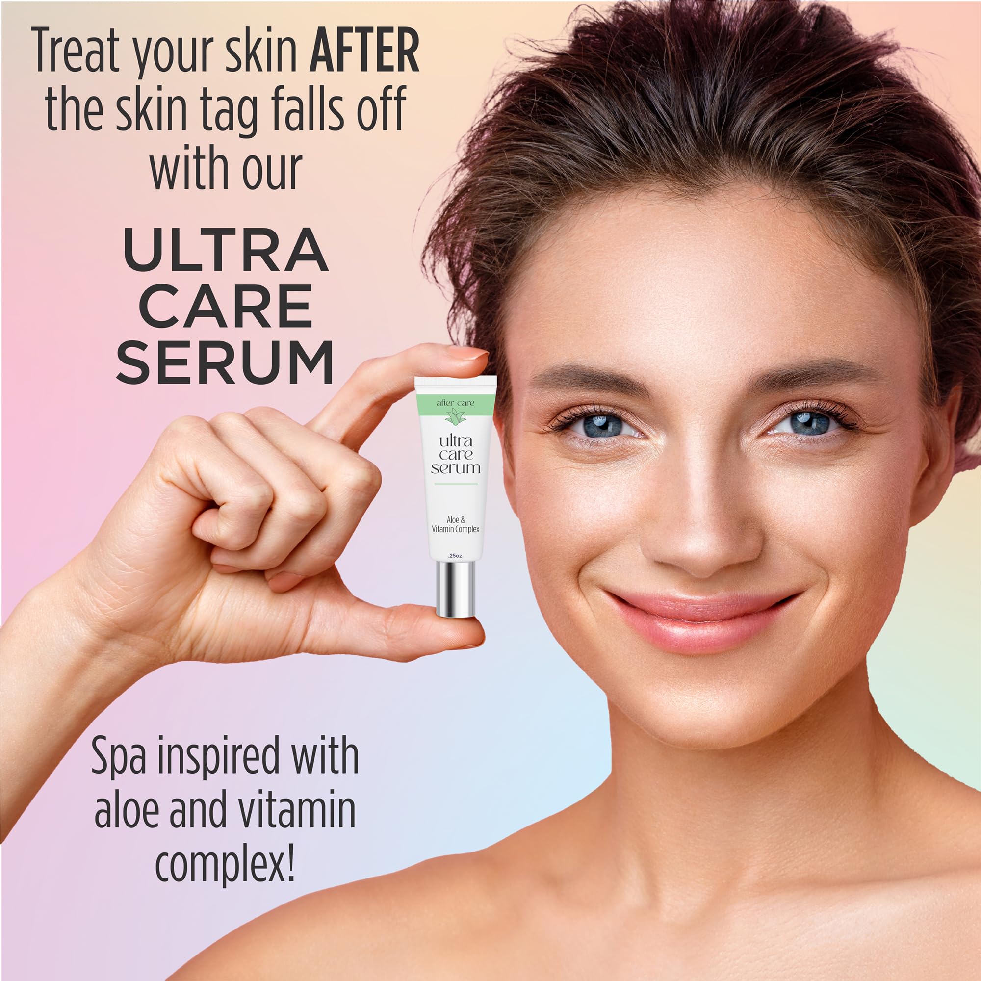 Skin Clinic FREEZE 'n CLEAR aplicación en brazo para tratamiento rápido y controlado