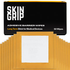 Skin Grip embalaje frontal mostrando caja y cantidad 50 para fácil identificación
