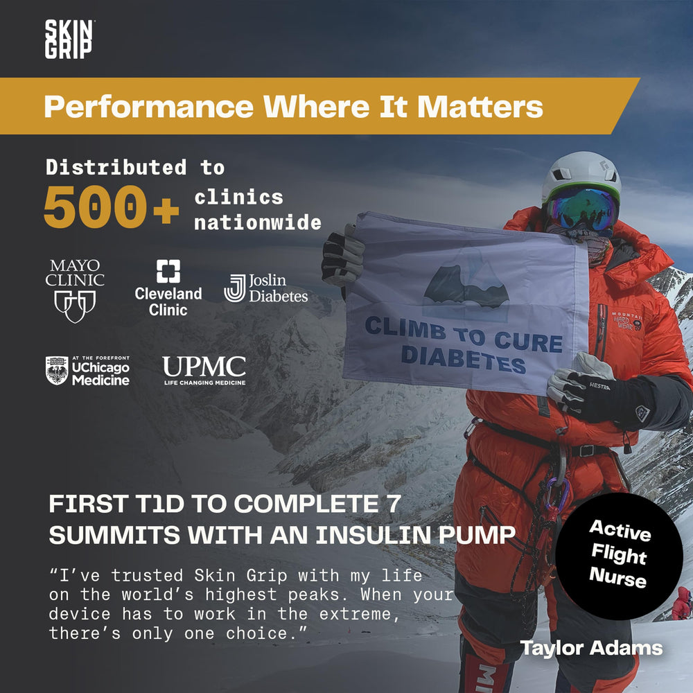 Skin Grip etiqueta materiales sin látex protege piel sensible