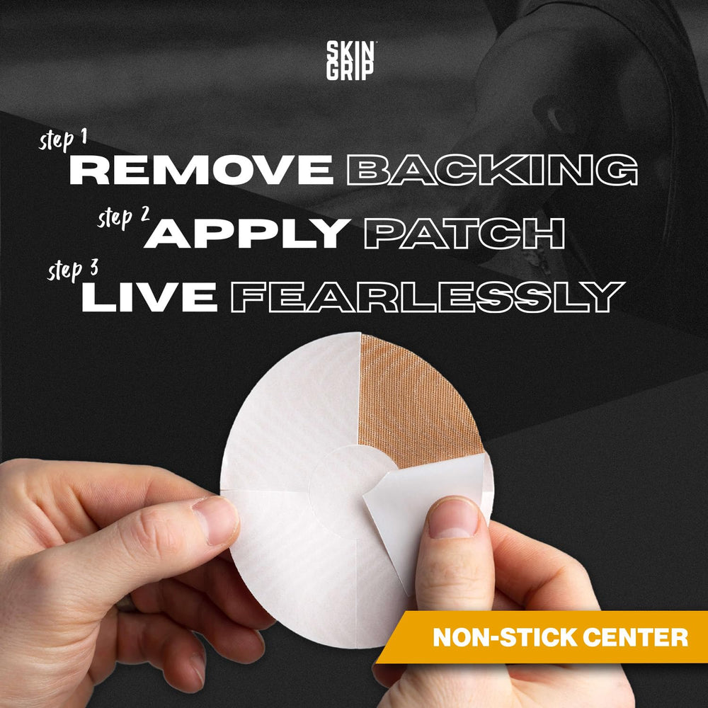 Skin Grip etiqueta y materiales certificados que inspiran confianza en calidad