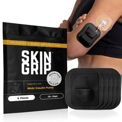 Skin Grip funda frontal mostrando el bolsillo y su ajuste seguro
