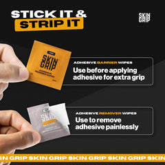 Skin Grip uso con wafer de ostomía, asegura fijación prolongada y confort