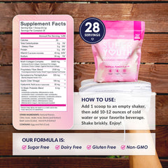 SkinnyFit cuchara con porción de polvo, 5 g proteína por servicio para apoyo diario