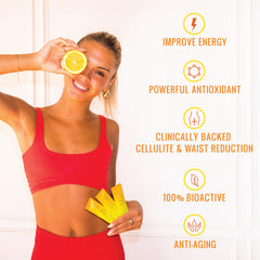 SkinSips lemon energy-support drink ready to enjoy