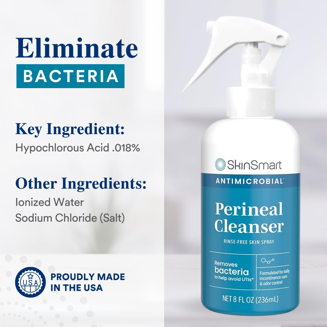 SkinSmart etiqueta detallada con ingredientes y beneficios antimicrobianos claros