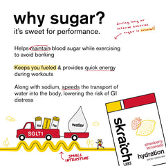 Skratch Labs escenario deportivo mostrando hidratación limpia antes de ejercicio