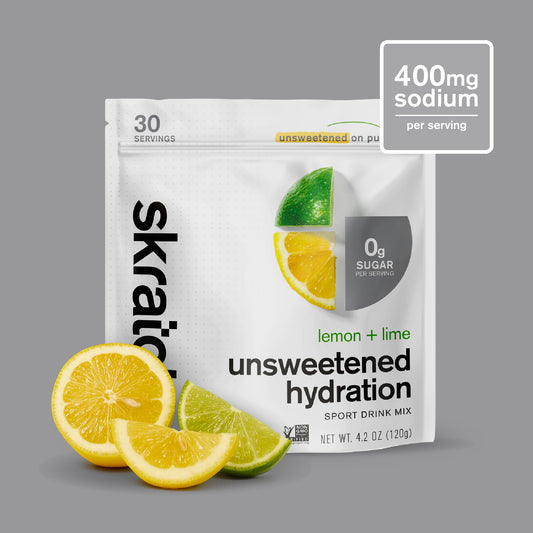 Textura del polvo Skratch Labs con gránulos finos y trozos de fruta real que aseguran sabor natural