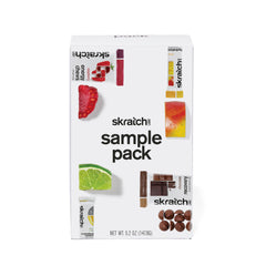 Skratch Labs empaque frontal del pack muestra que facilita elección rápida