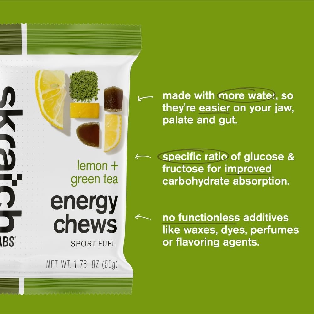 Skratch Labs etiqueta nutricional legible mostrando carbohidratos y nutrientes